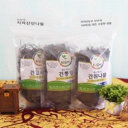 맑은 지리산 명품건나물 3종 선물세트